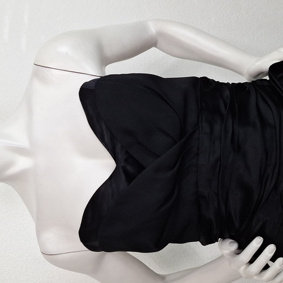 Darcy Vintage Black Romantic Whimsigoth Sweetheart Union Made Dress Size 9/10 - Picture 2 of 14